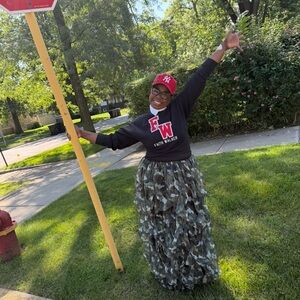 Camouflage Maxi Skirt